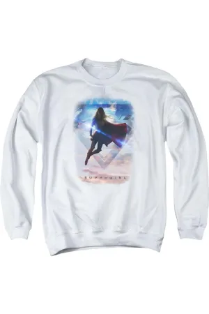 Supergirl Endless Sky Adult Crewneck Sweatshirt
